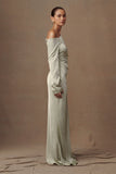 Avery Long Sleeve Maxi Dress Sage