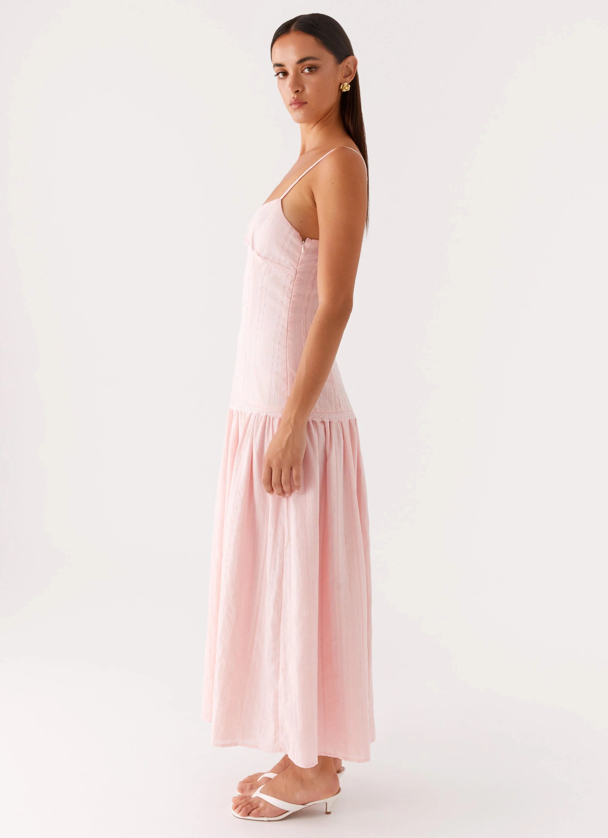 Found You Midi Dress Pink
