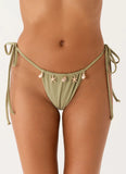 Corali Bikini Bottoms Pale Olive