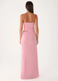 Carella Strapless Maxi Dress Pink