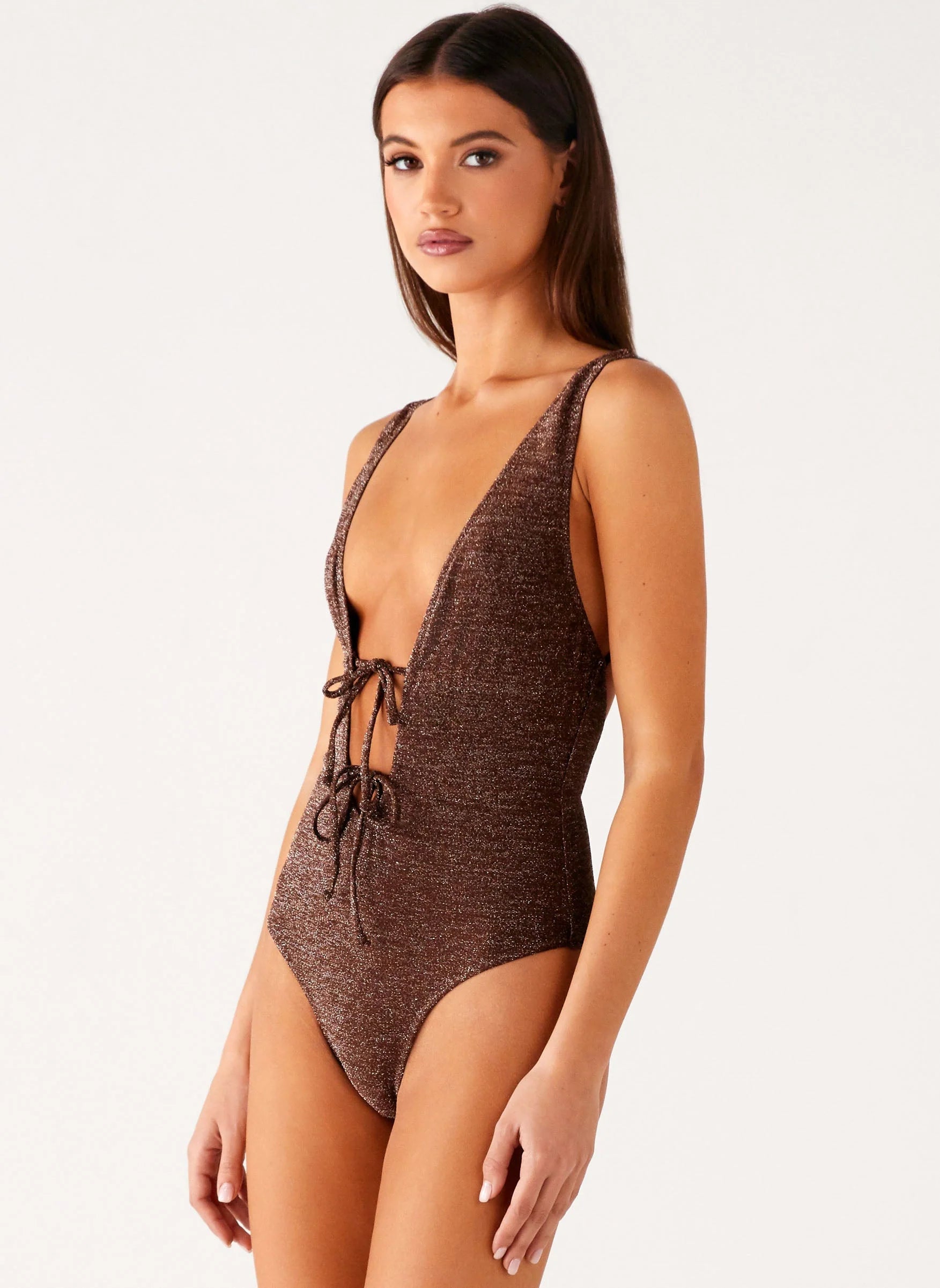 Drifter One Piece Swimsuit Chocolate