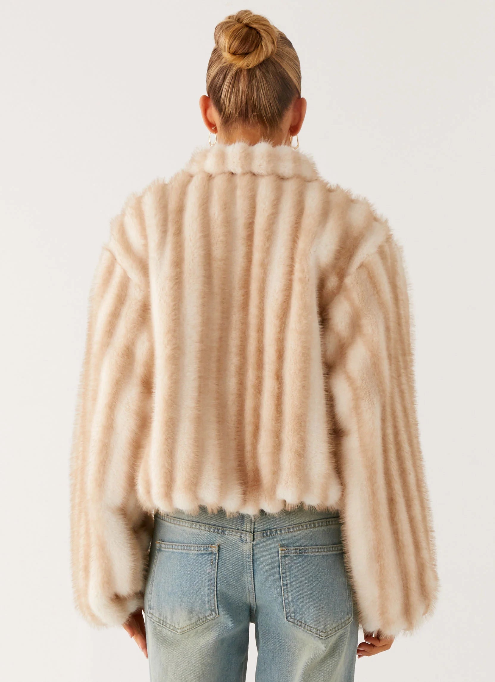 Naylor Faux Fur Jacket Blonde