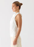 Malani Top White