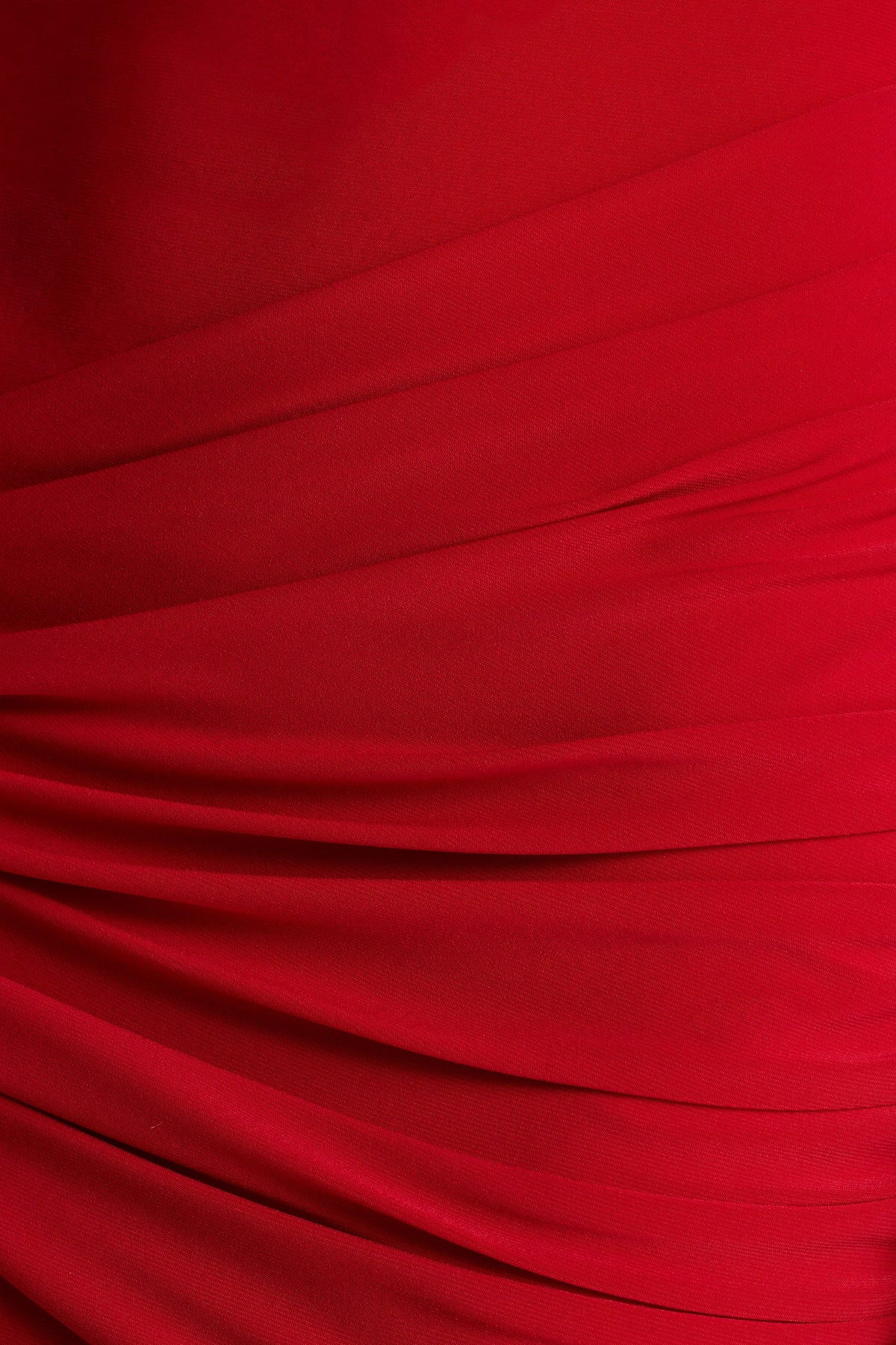 Petronia Red V Neck Maxi Dress With Wrap Detail