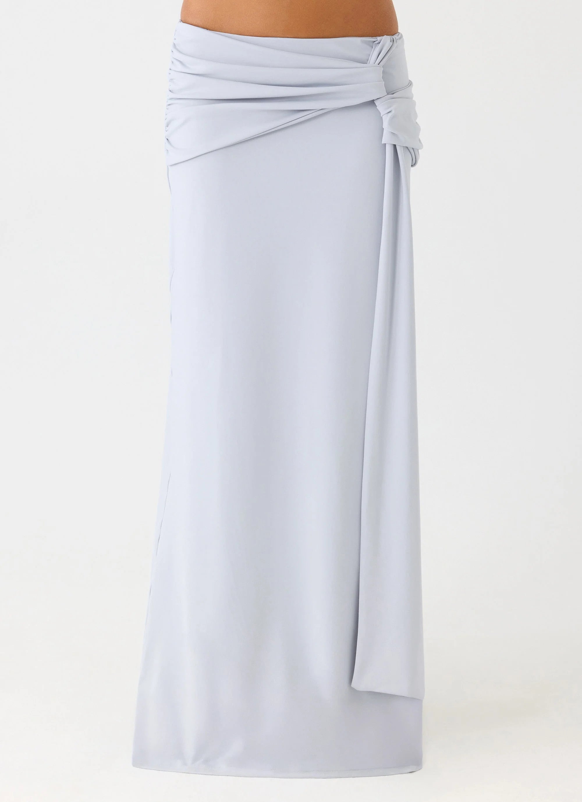Romana Maxi Skirt Misty Blue