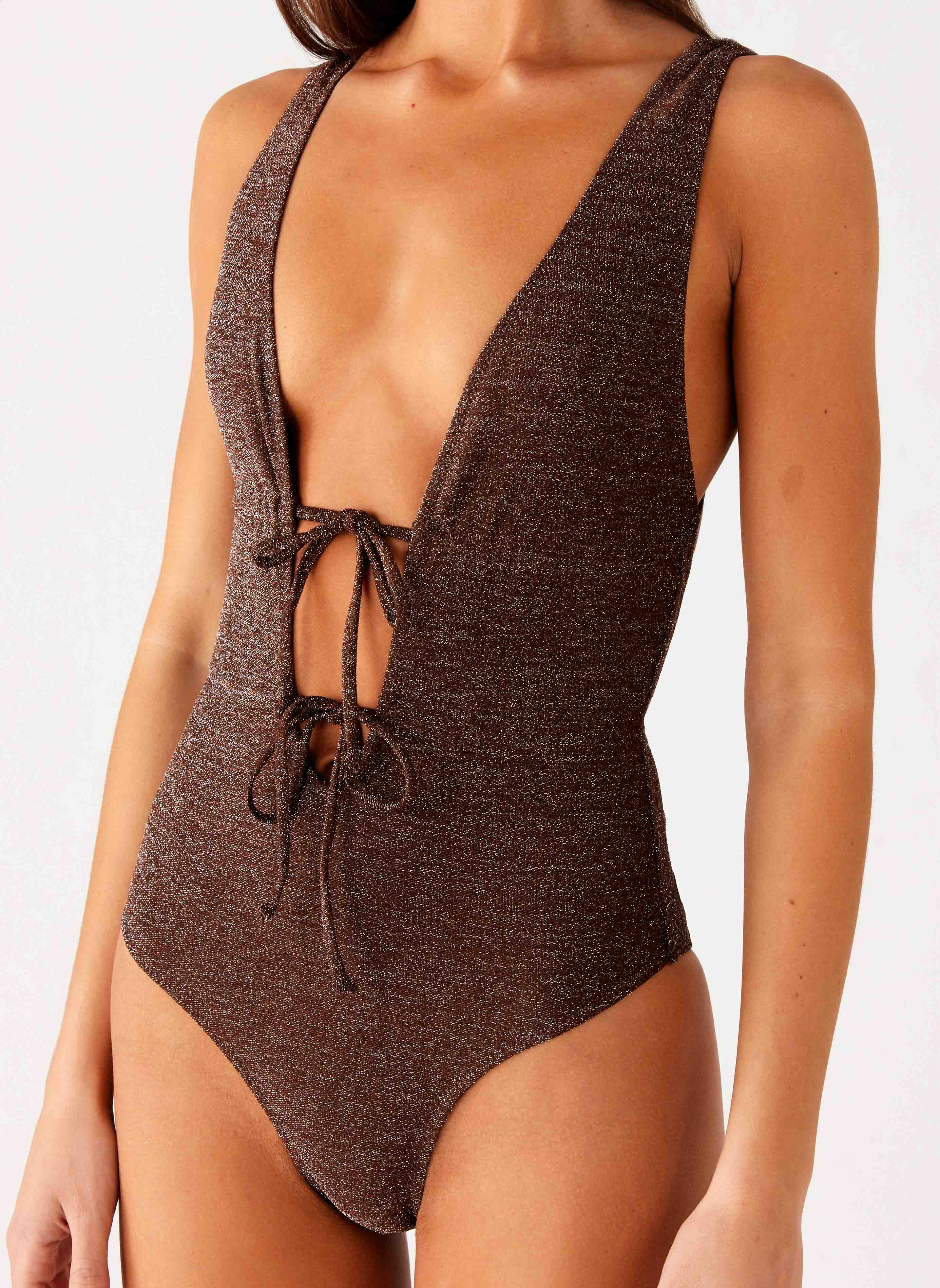 Drifter One Piece Swimsuit Chocolate