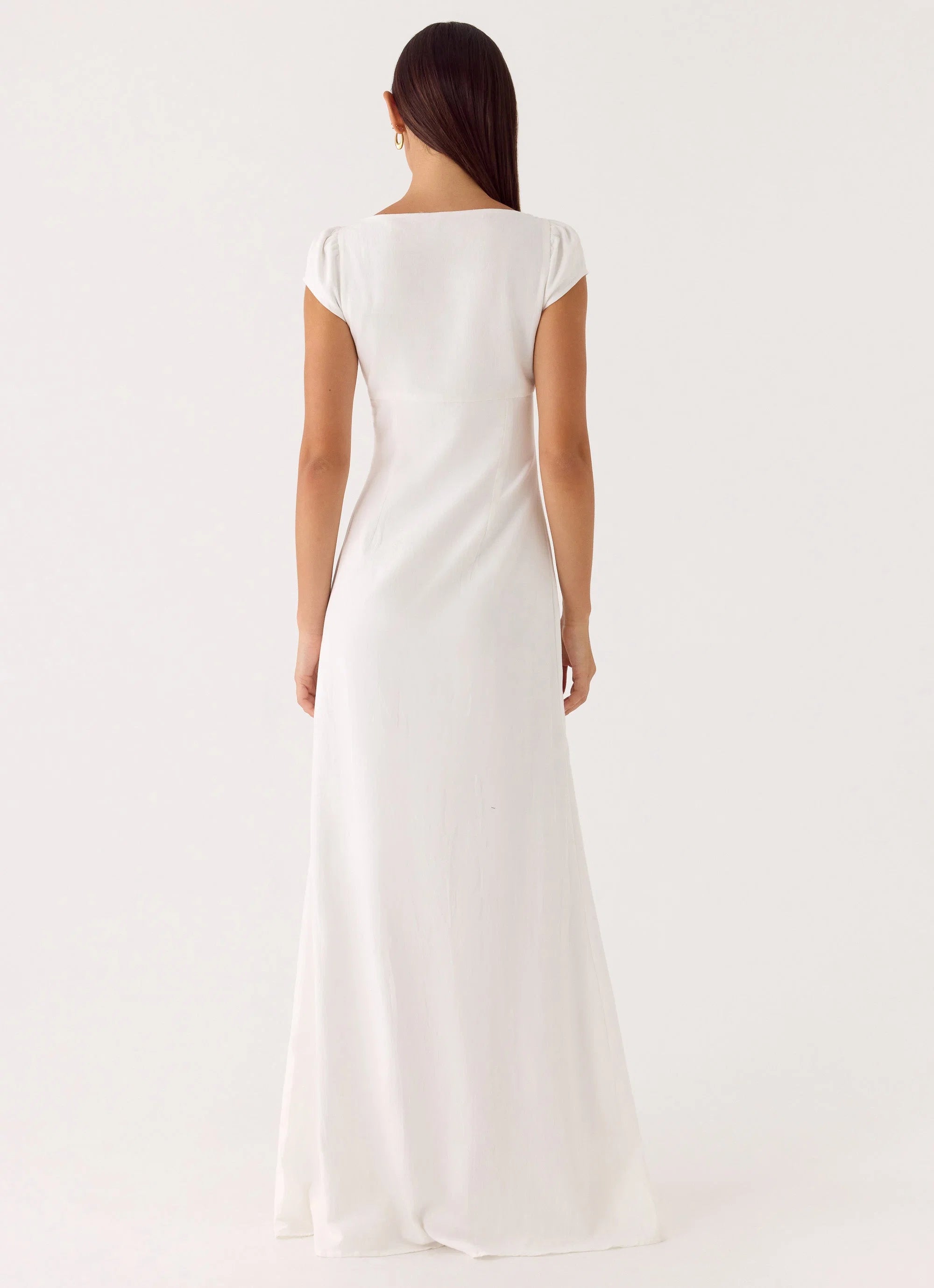 Never Really Over Maxi Dress White