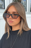 Otra Eyewear Izzy Black Olive Square Frame Sunglasses