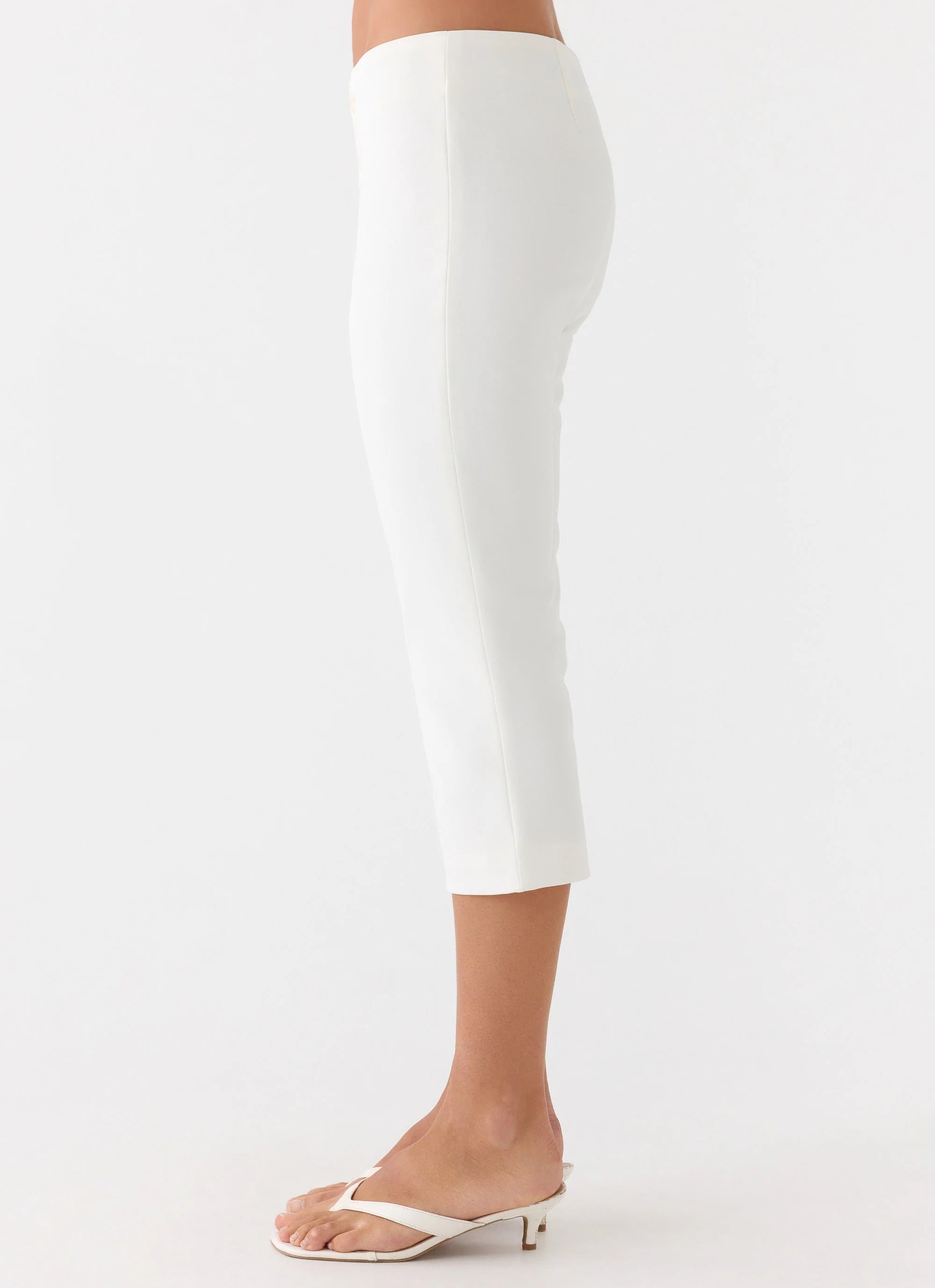 Andrea Pants White
