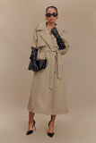Jasper Faux Leather Elbow Length Gloves Black