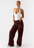 Signature Low Rise Sweatpants Chocolate