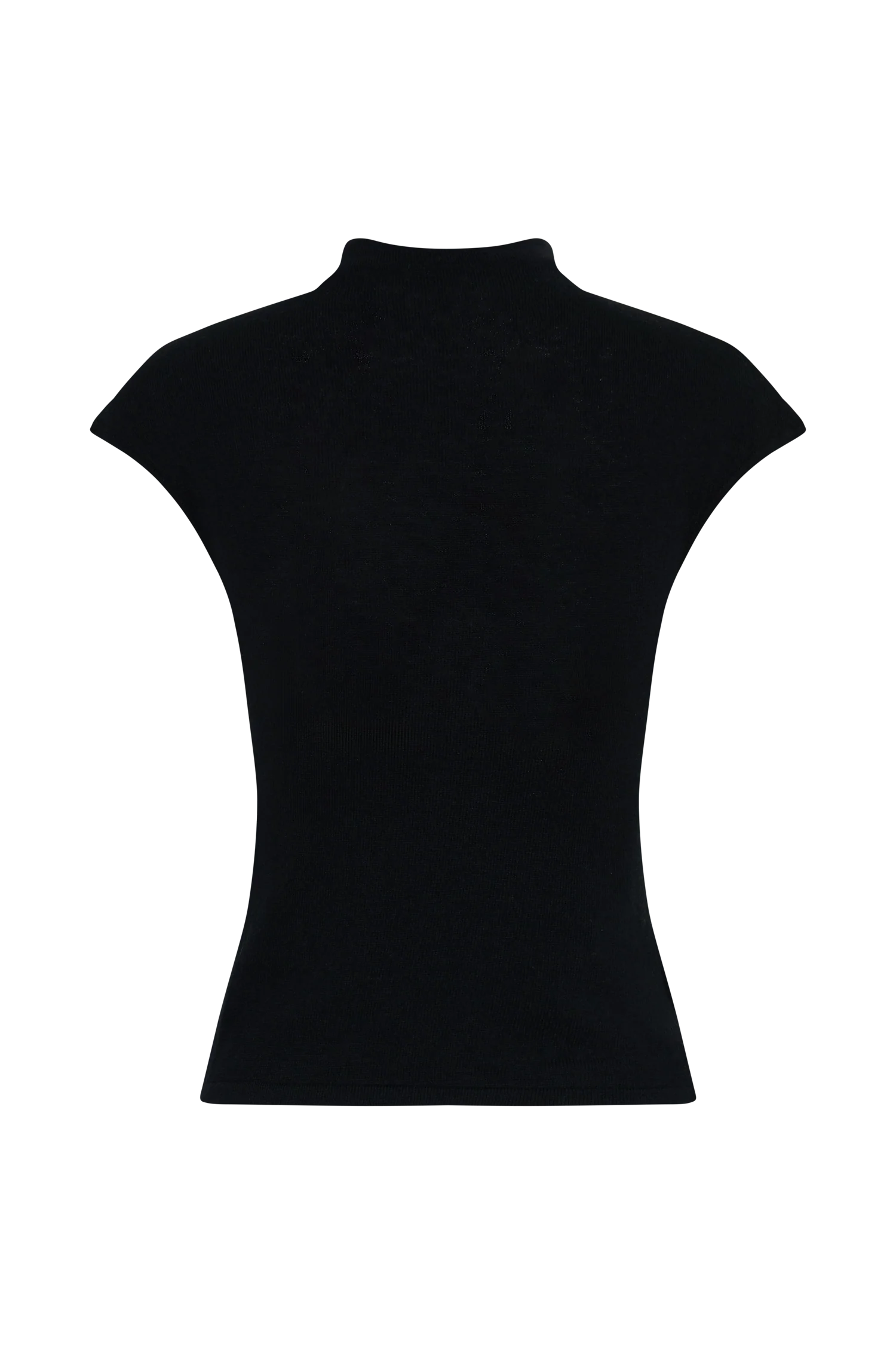 Sonny Short Sleeve Knit Top Black