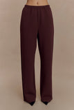 August Straight Leg Jogger Chocolate