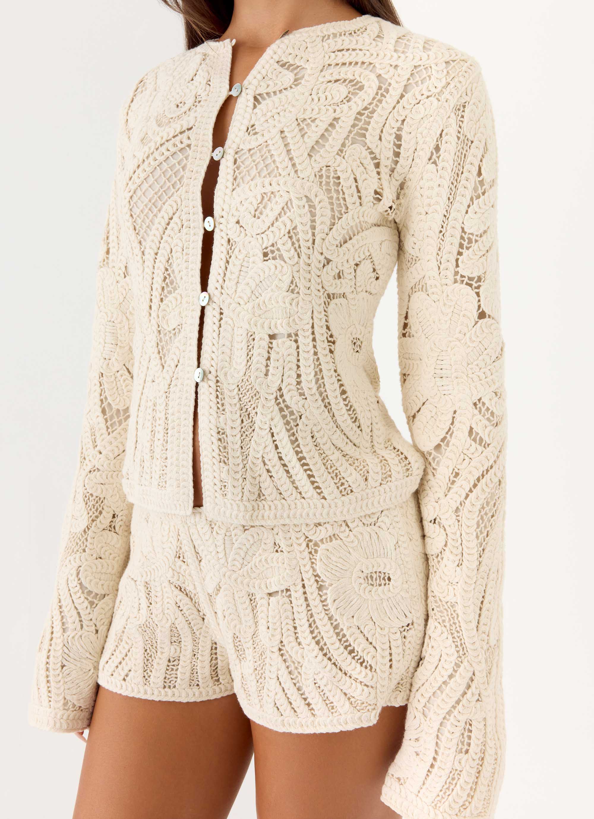 Ellington Long Sleeve Top Ivory
