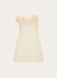 Patsie Strapless Mini Dress Yellow