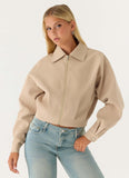 Ready To Go Jacket Beige