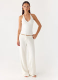 Henry Low Rise Pant Ivory