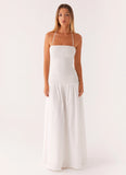Zahra Maxi Dress White
