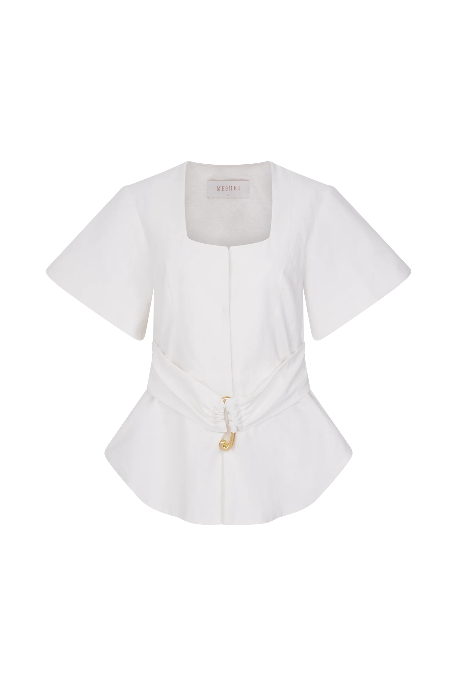 Liberty Cotton Shortsleeve Top White