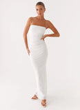 Paxton Beaded Maxi Dress White