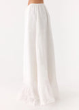 Lior Cotton Maxi Skirt White