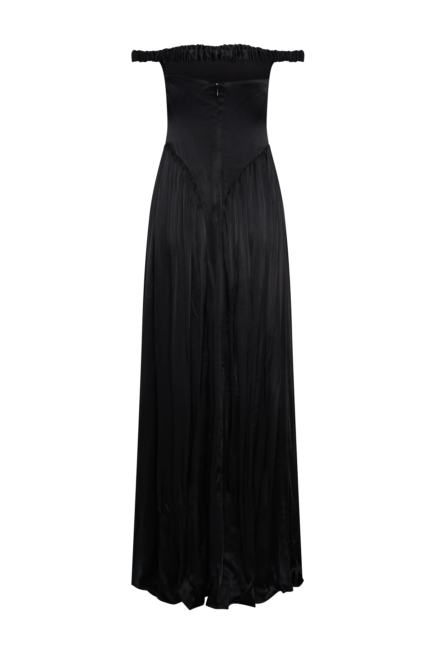 Coco Dropped Waist Maxi Dress Black