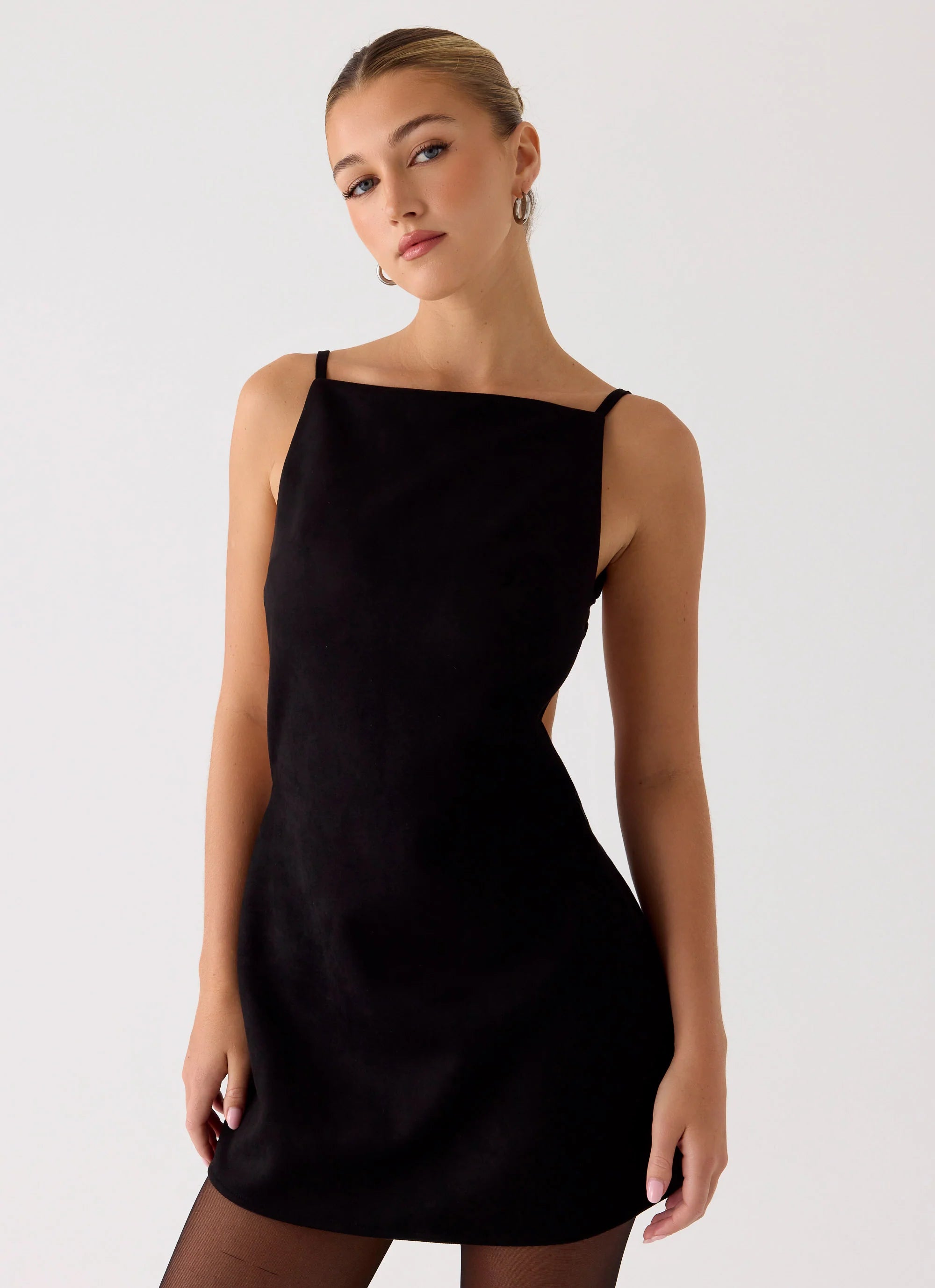 Play With Fire Mini Dress Black