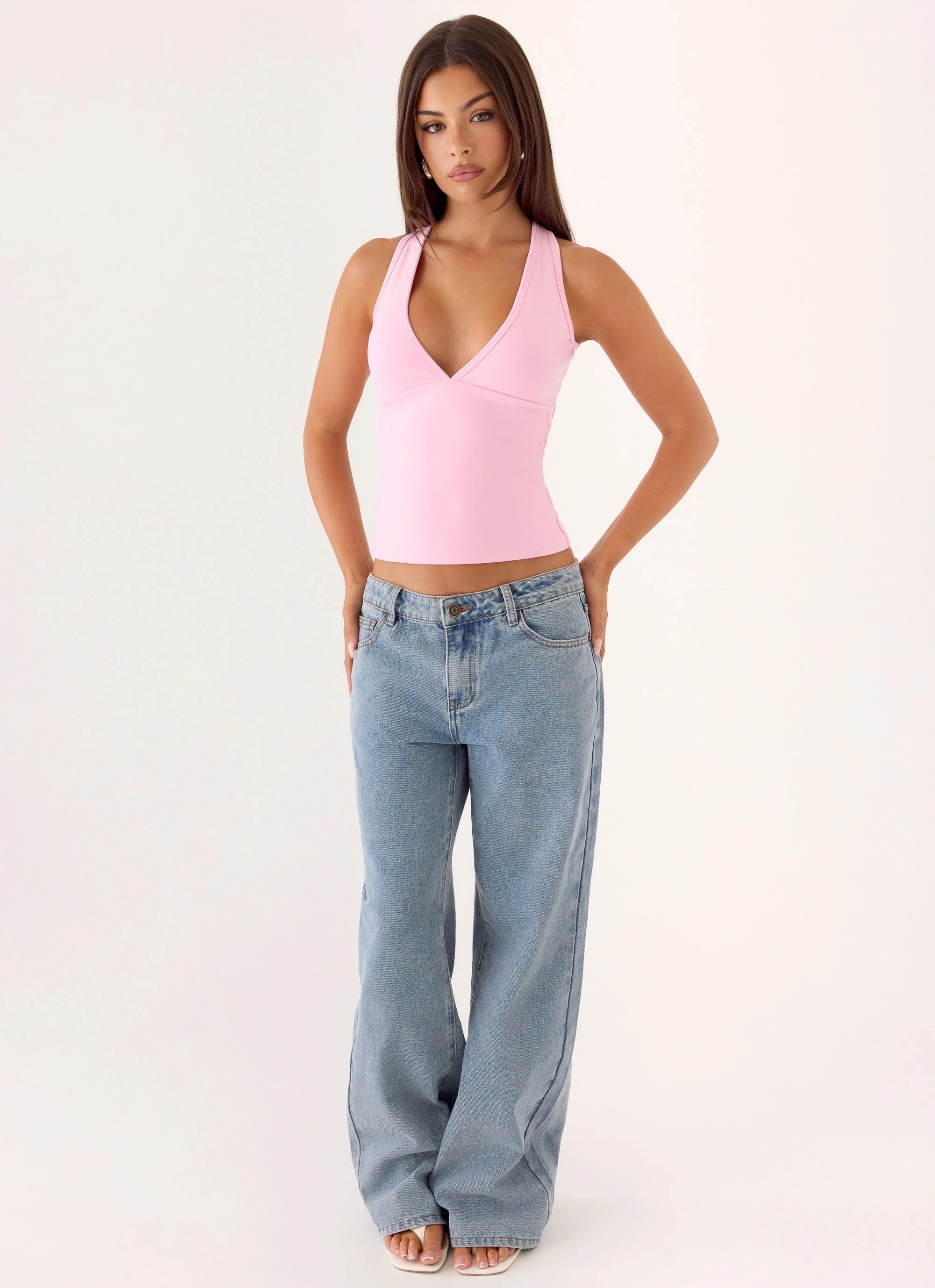 Lua Halter Top Pink