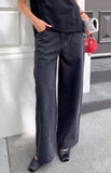 Shes Yours Black Wide Leg Boyfriend Jeans