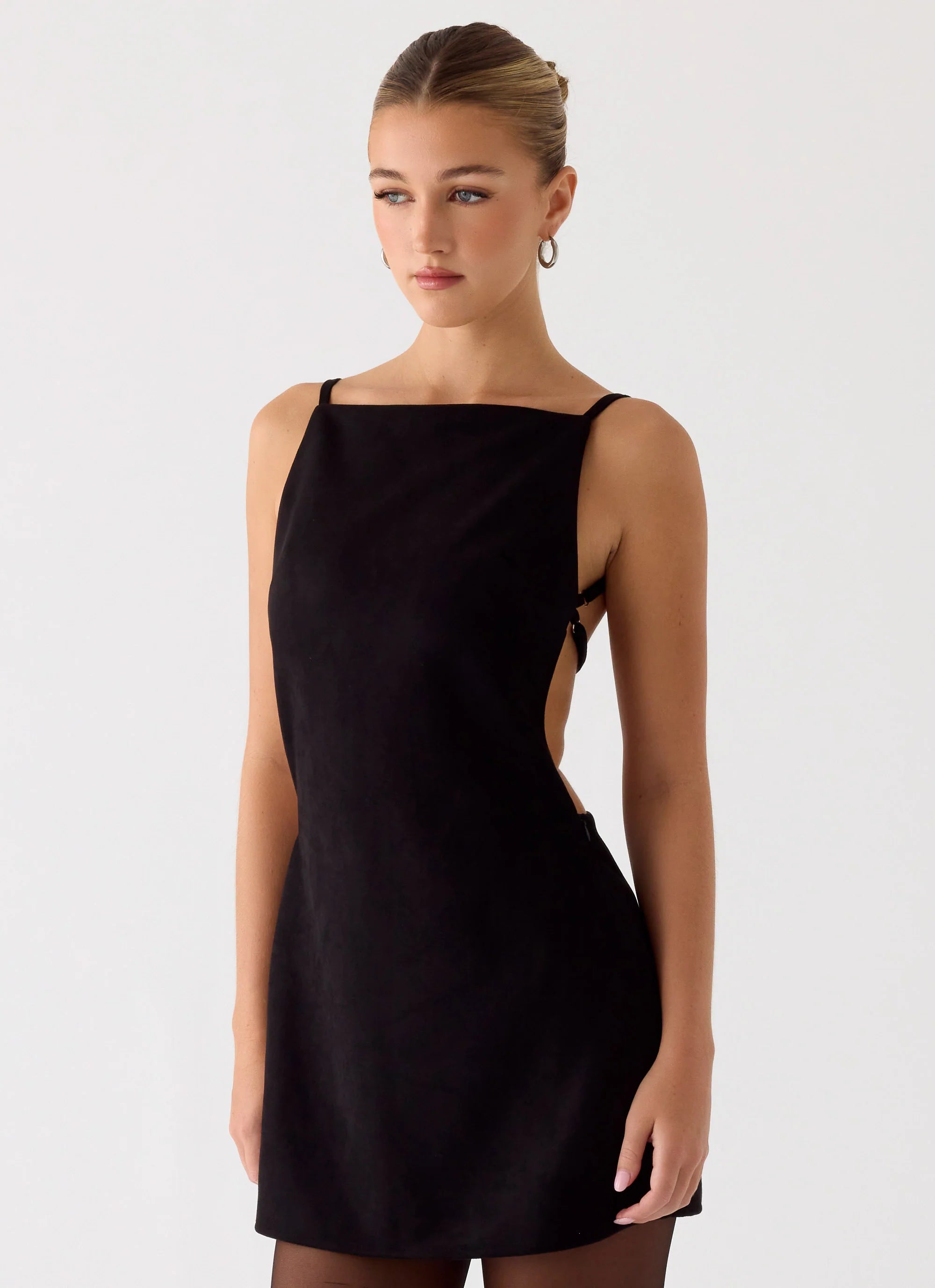 Play With Fire Mini Dress Black