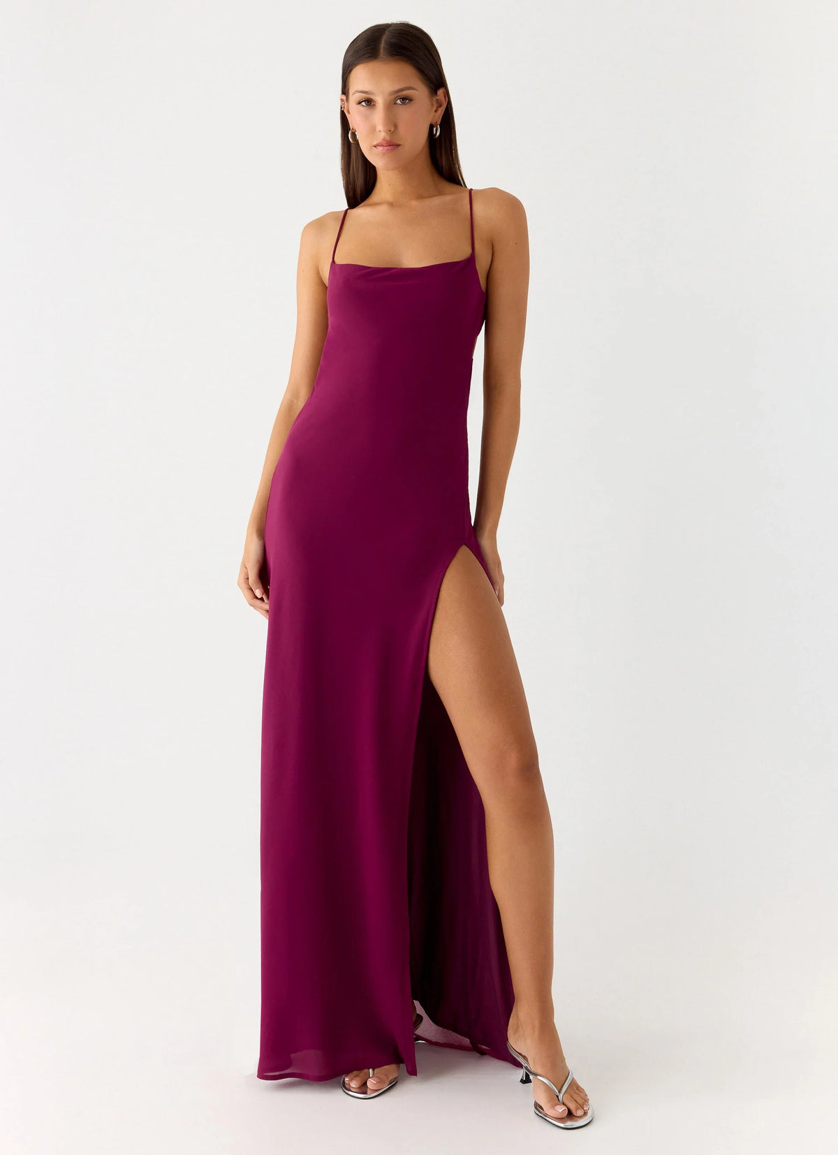 Alouette Maxi Dress Plum
