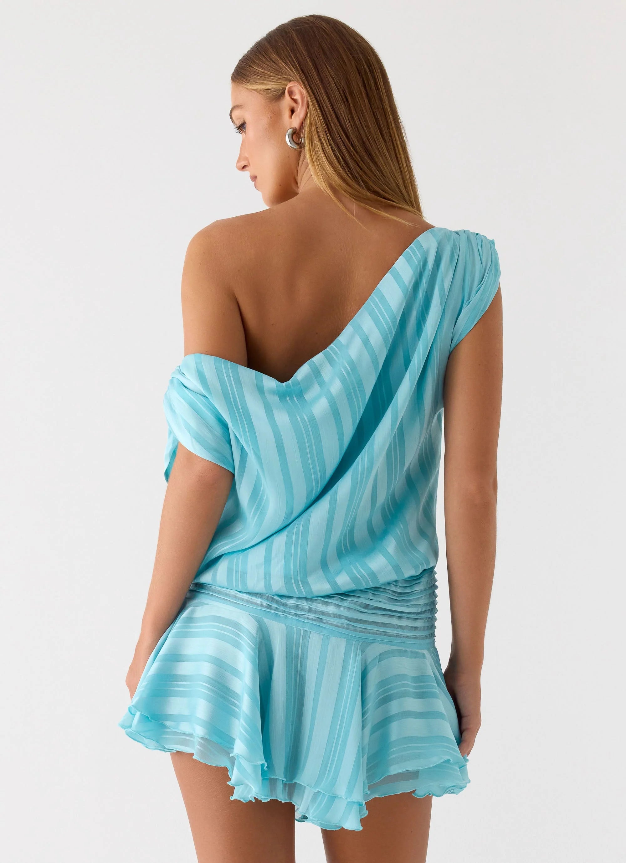 Lowey Mini Dress Pale Blue