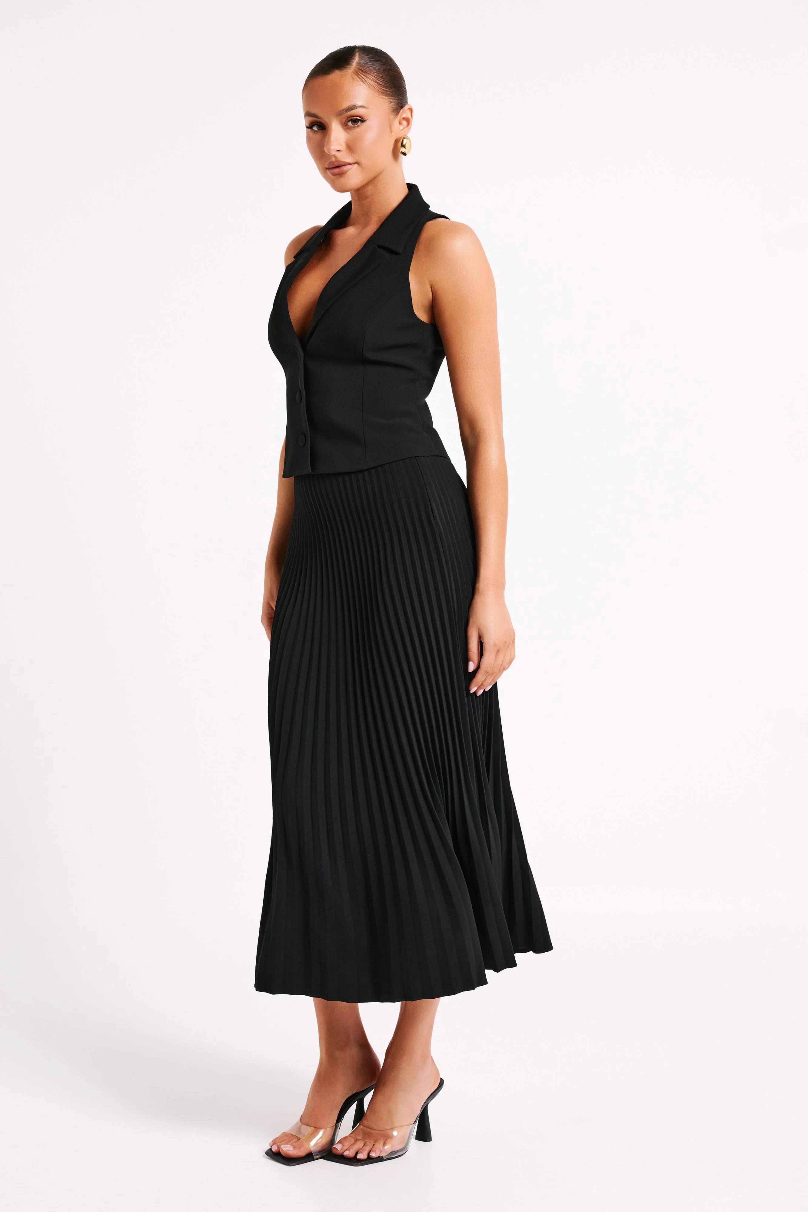 Mura Suiting Vest Black