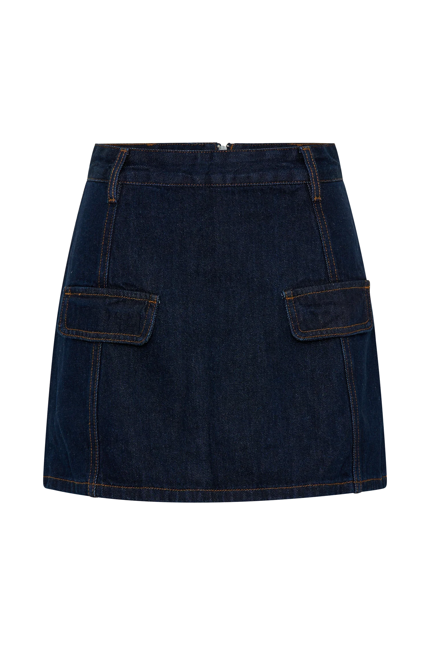 Rosalyn Mini Denim Skort Indigo Blue