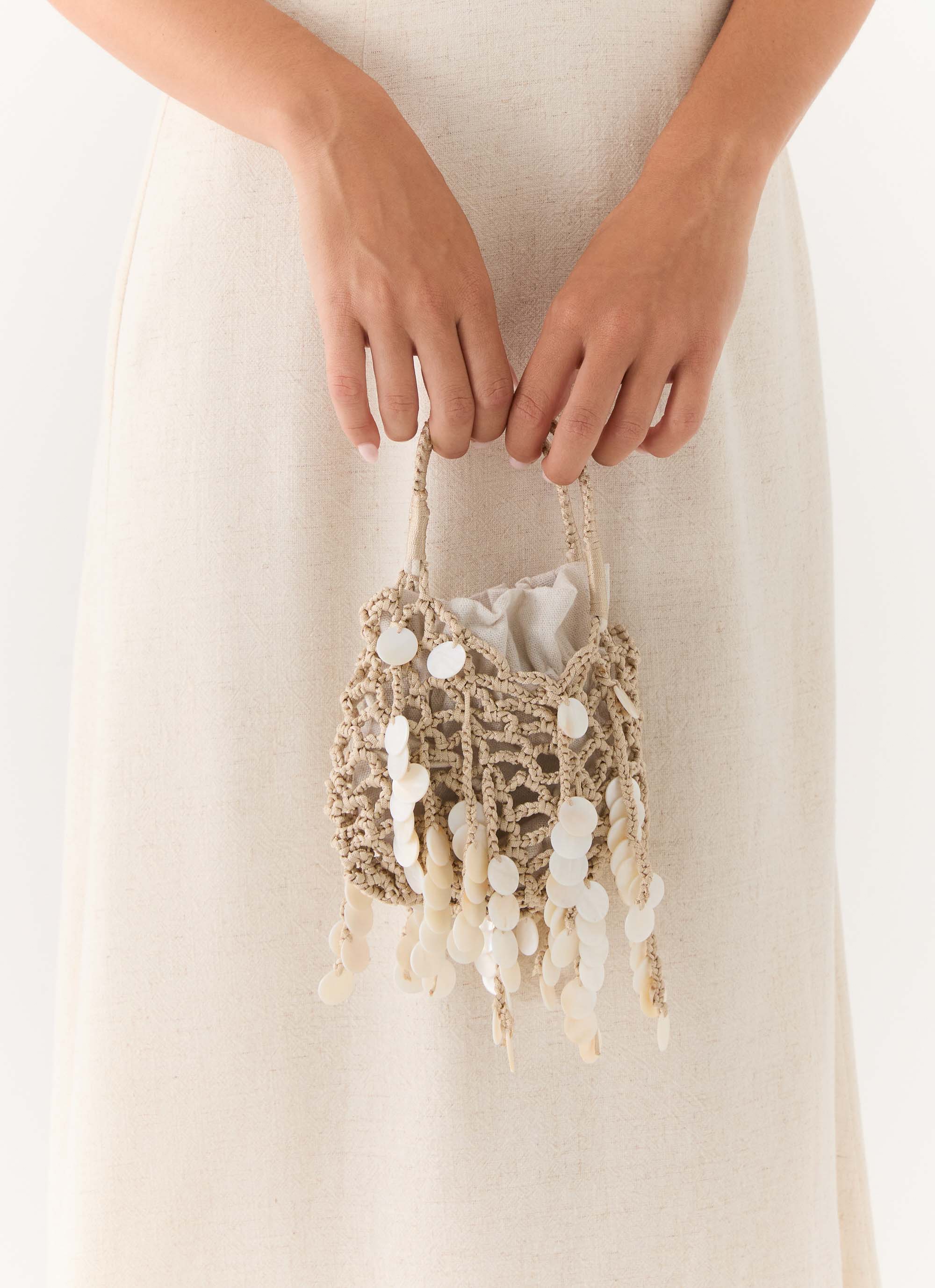 Deep Sea Kisses Bag Cream