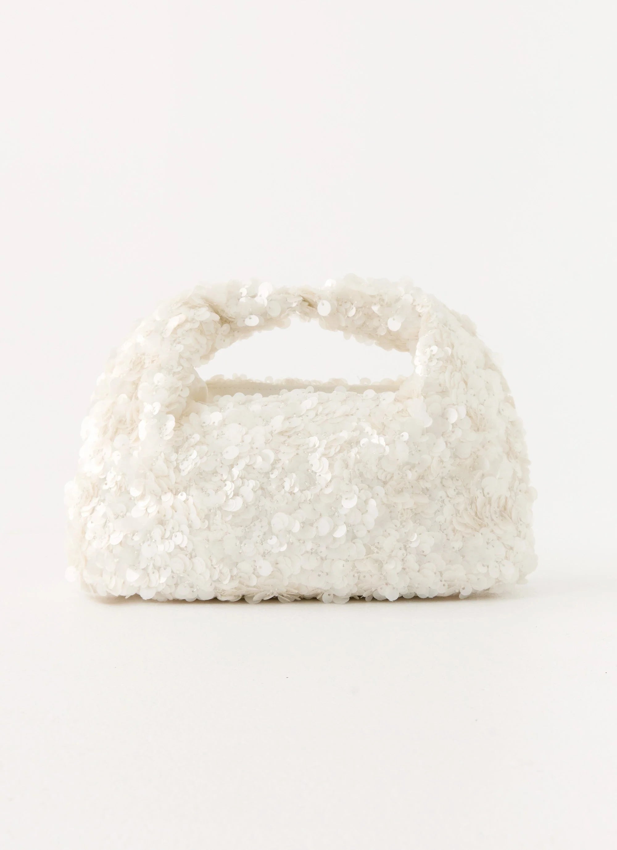 Cloud Nine Sequin Bag Ivory