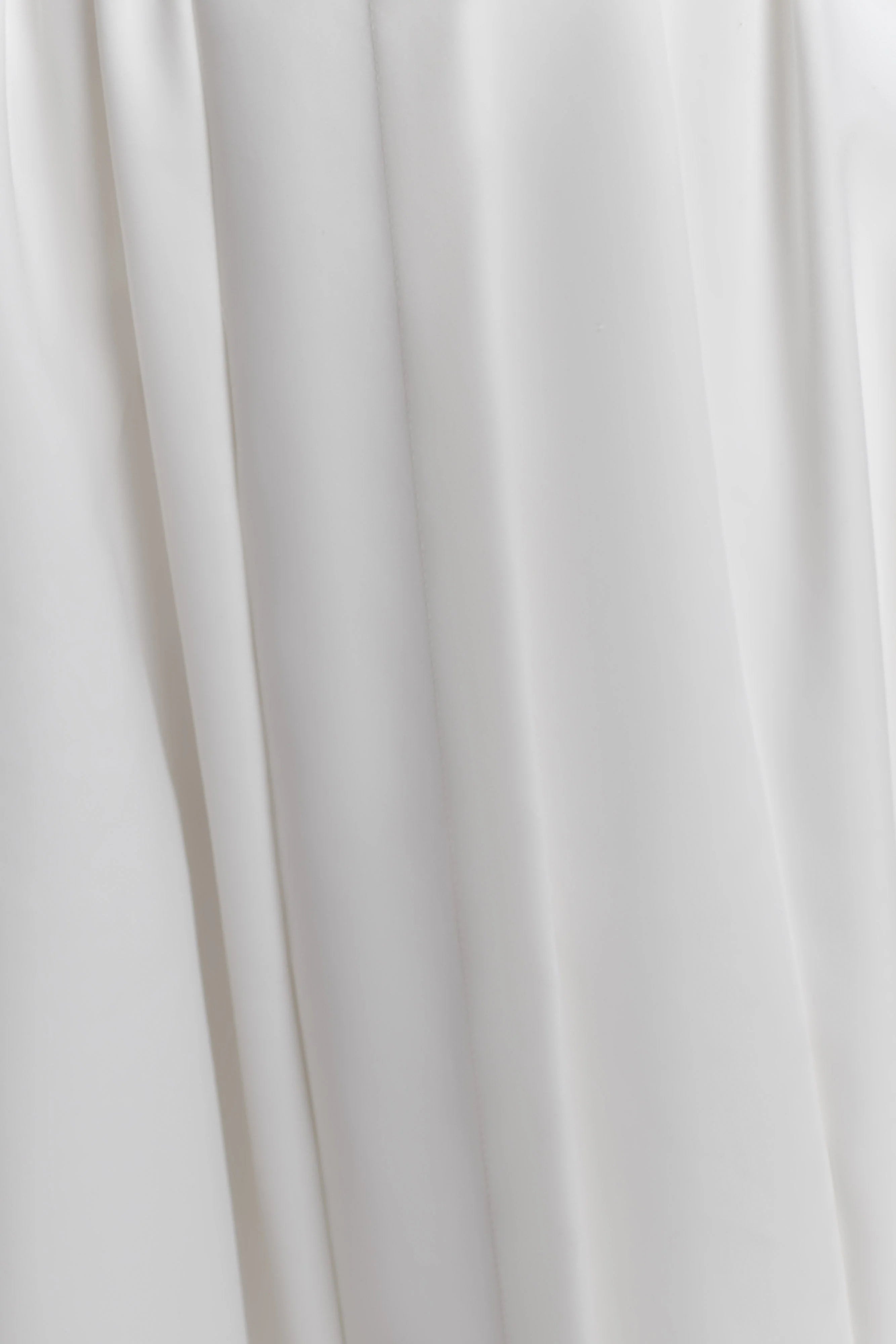 Monika Gathered Waist Cotton Midi Dress White