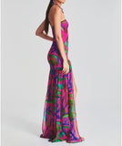 Women Tube Top Dress Tiger Stripe Mesh Patchwork Maxi Dress Strapless Sexy High Slit Long Dresses Beach Vacation