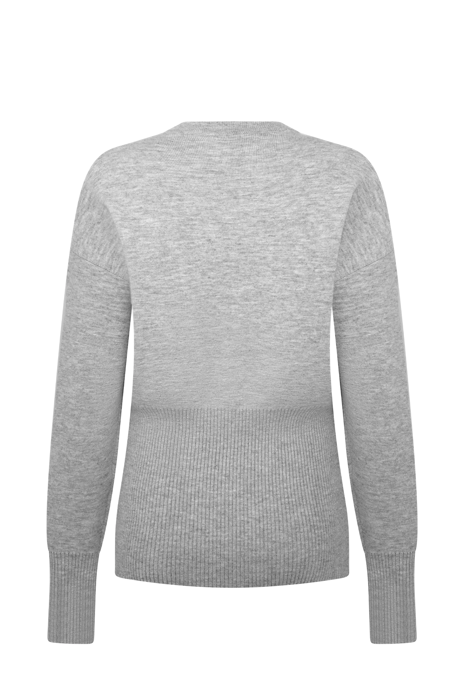 Alexia Buttoned Oversized Cardigan Grey Marle