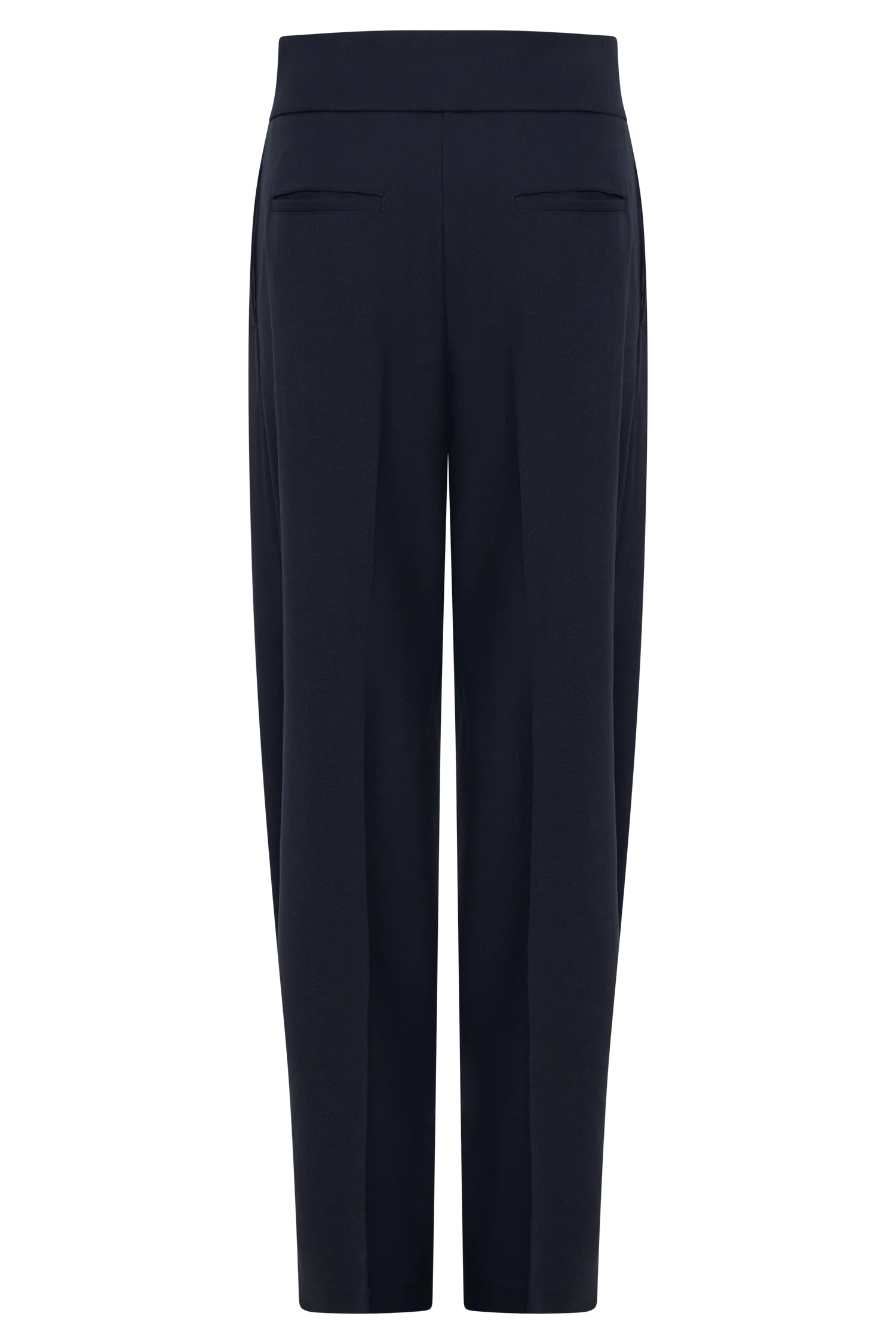 Penelope Pleated High Waisted Pants Dark Navy