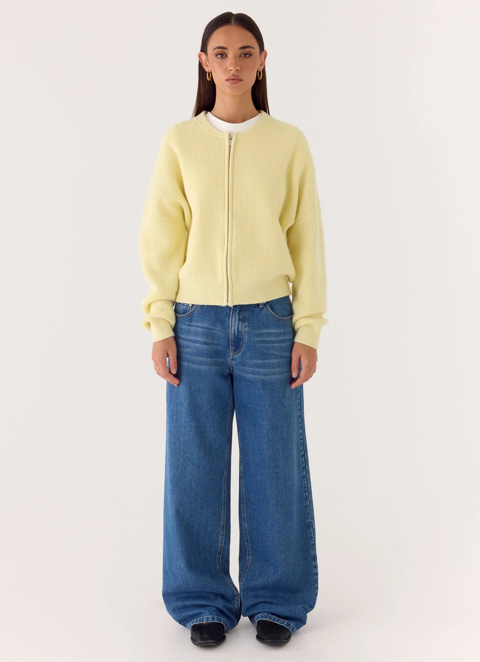 Codi Zip Jumper Yellow