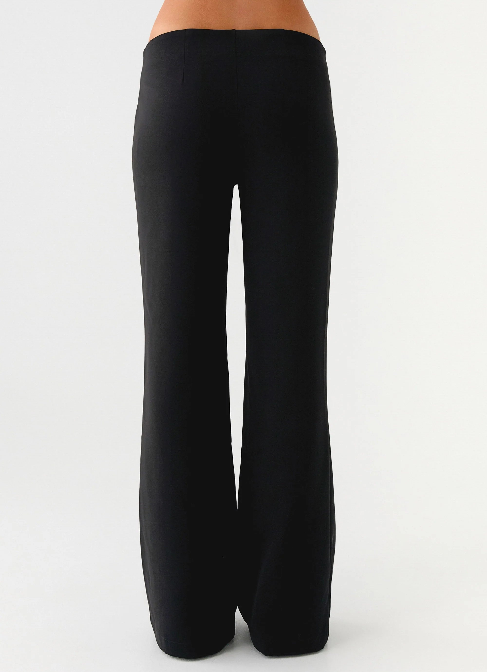 Houston Tie Front Pants Black