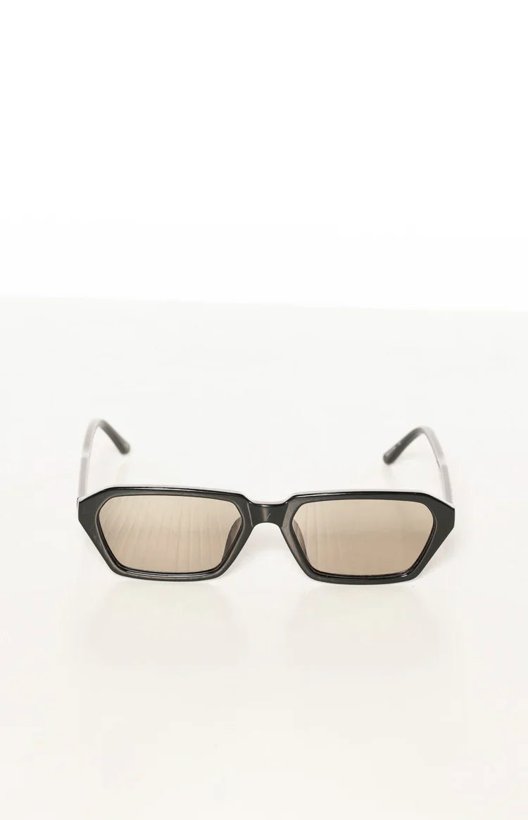 Otra Eyewear Izzy Black Olive Square Frame Sunglasses