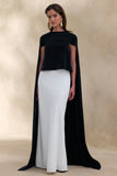 Iveta White Satin Maxi Skirt