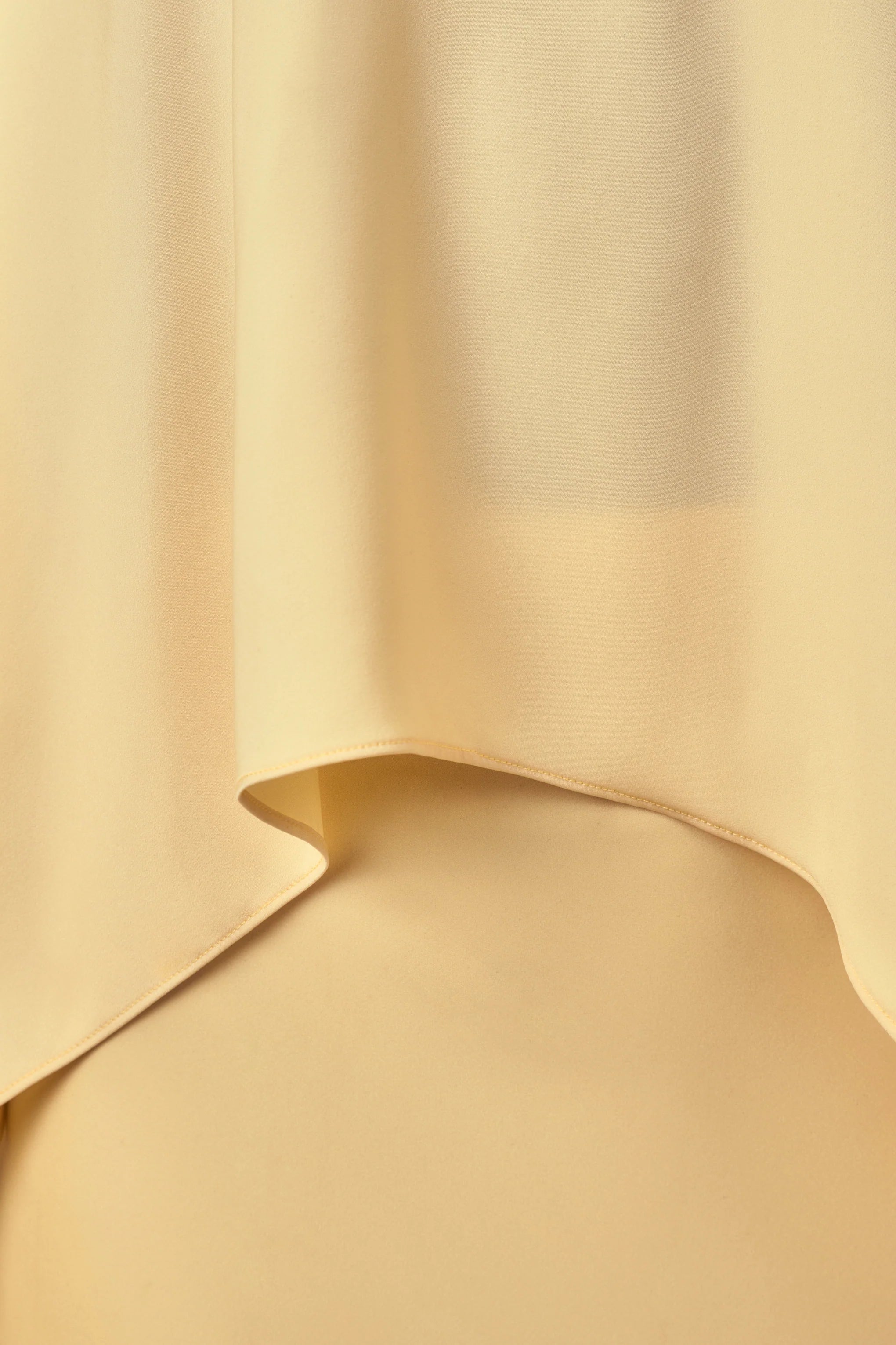 Sancelle Lemon Matte Satin Halter Neck Top