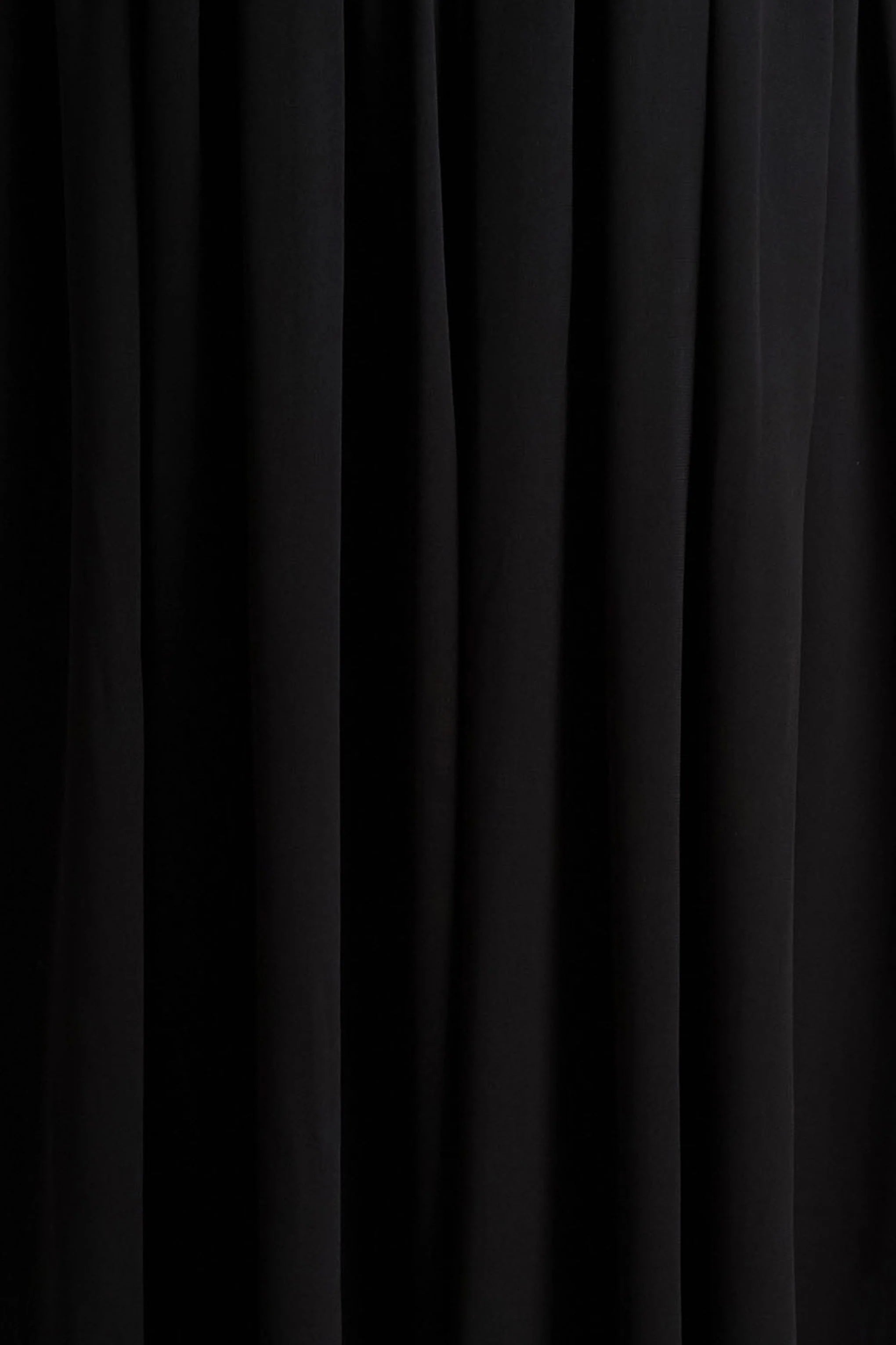 Spencer Black Chiffon Pleated Maxi Skirt