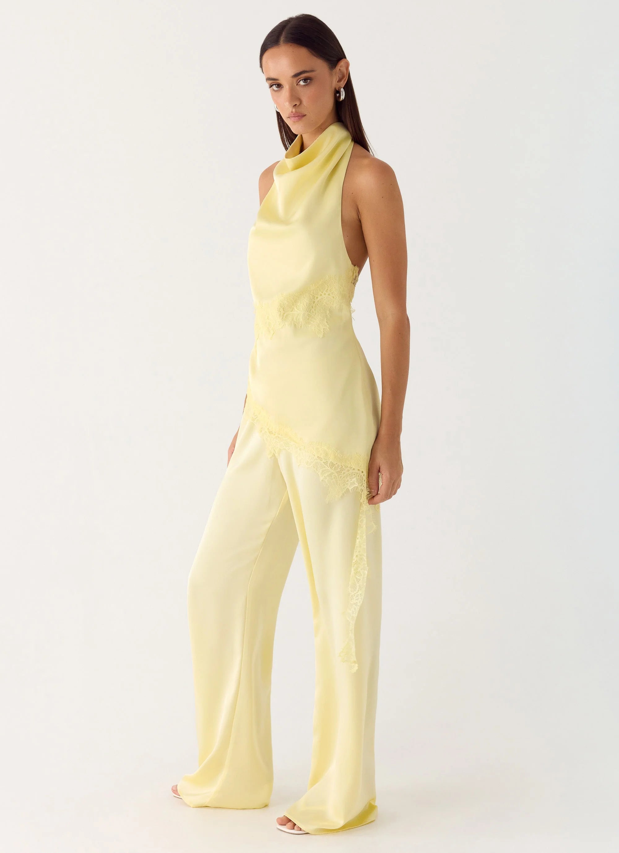 Emilee Cowl Top Yellow