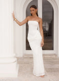Anticipating Sequin Maxi Dress White