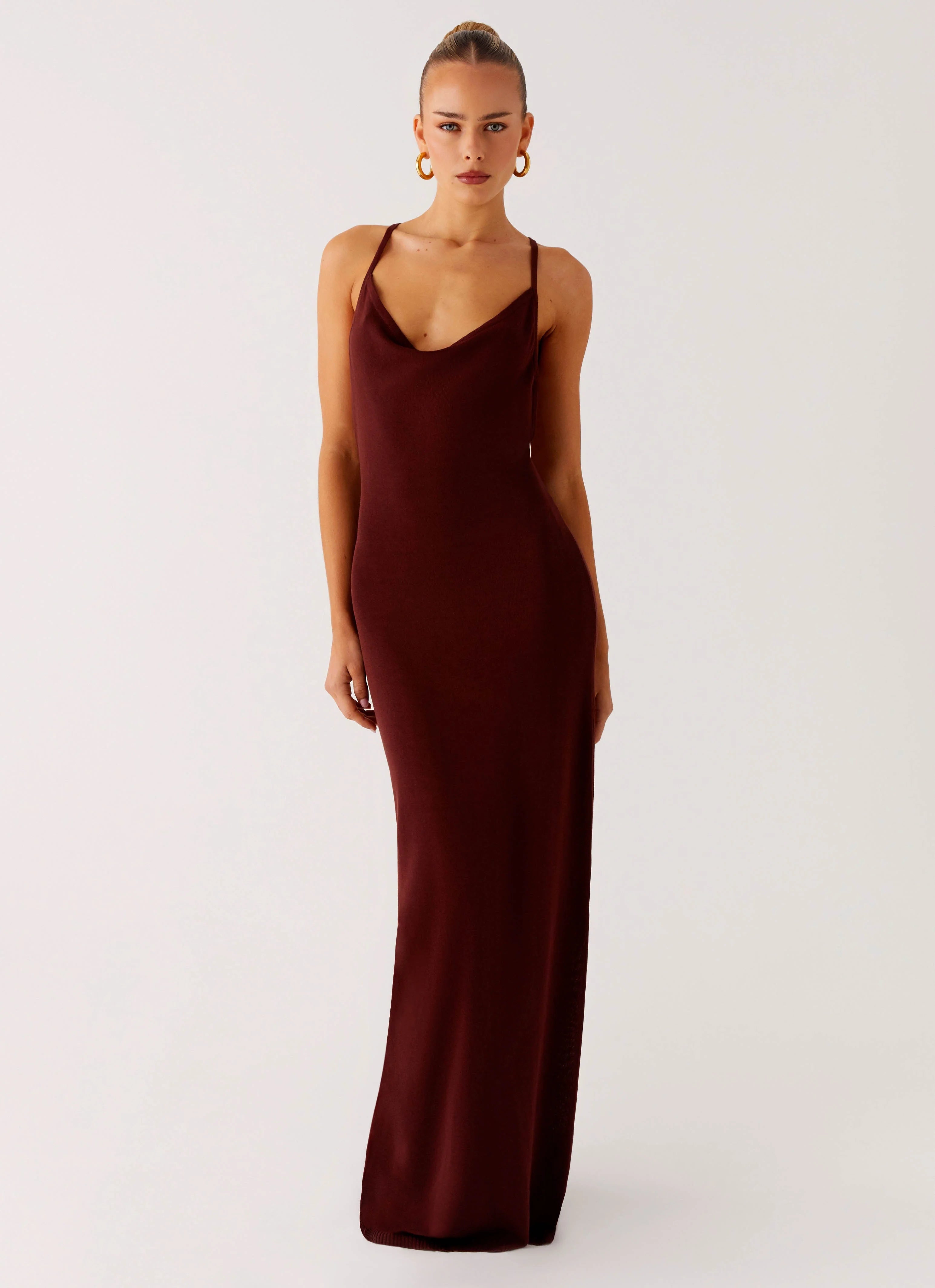 Nomad Muse Maxi Dress Chocolate