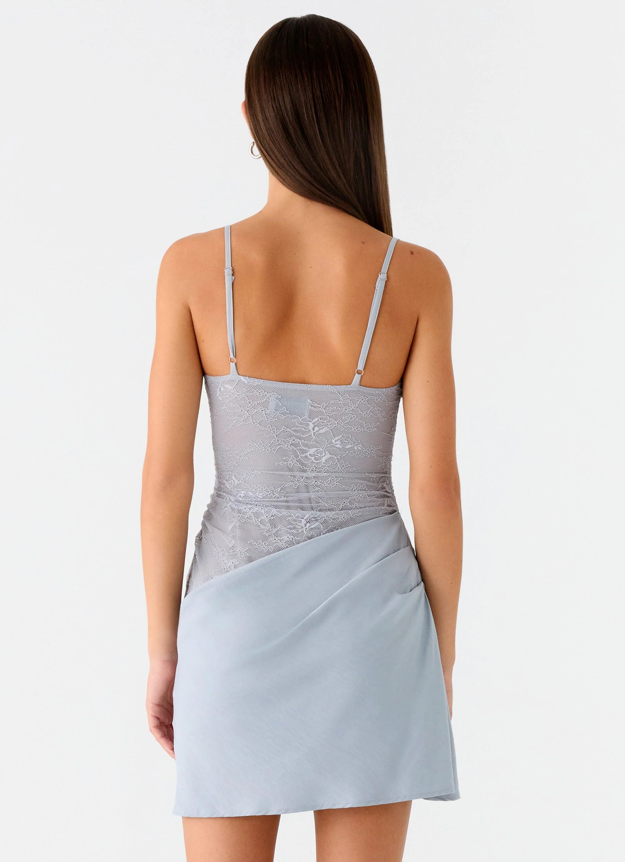 Romy Mini Dress Grey